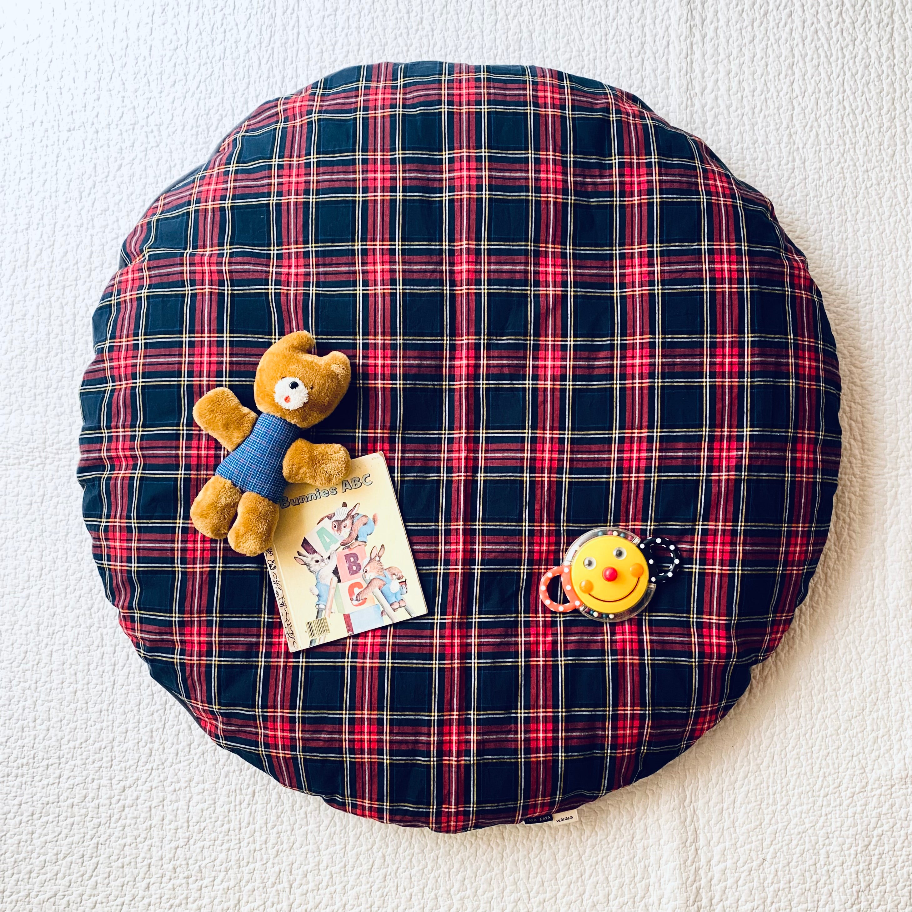 【NEW】せんべい座布団セット tartan