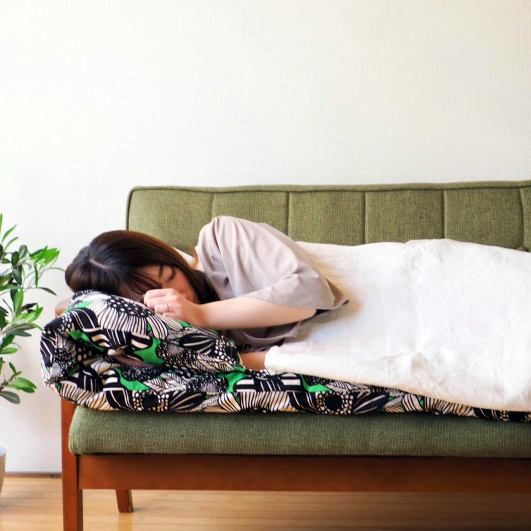 ごろね敷きふとんmonotone green