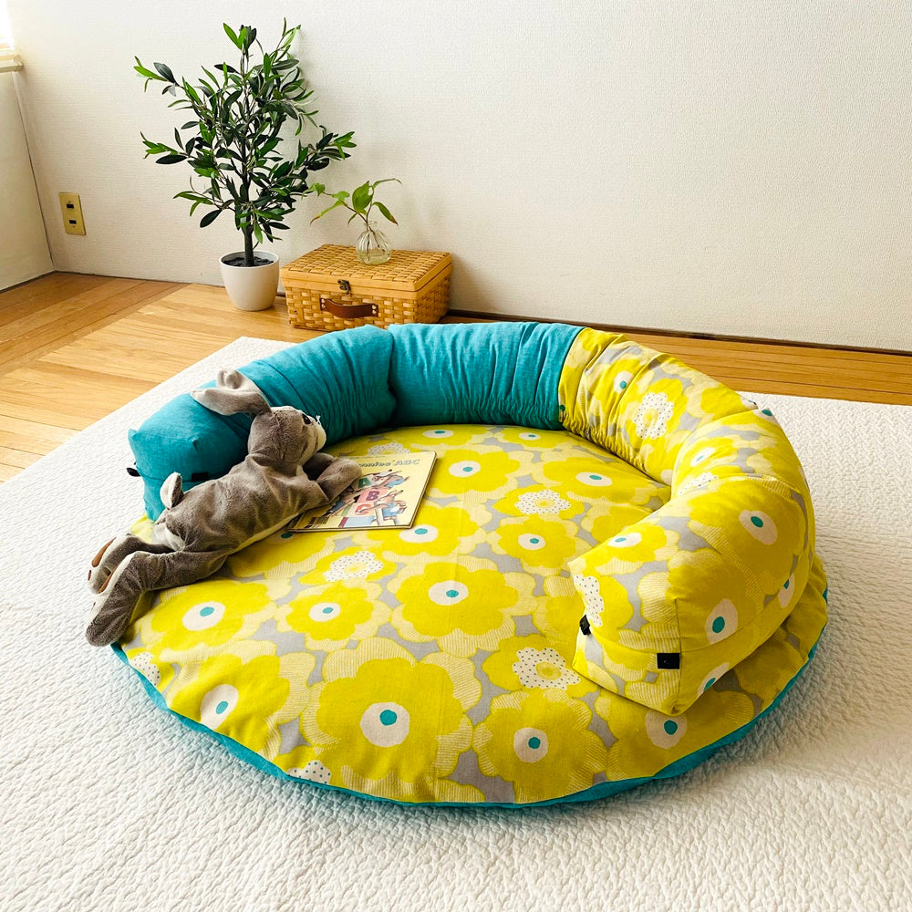 Bonheurボヌールと藍玉 HUG easeはぐいーす&せんべい座布団セット