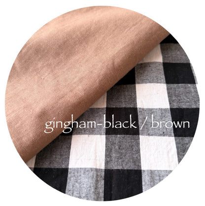 うたたねクッション  utane　gingham-check