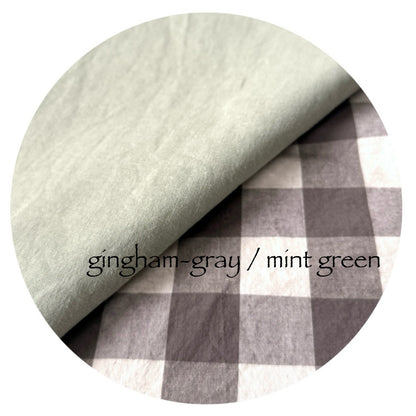 うたたねクッション  utane　gingham-check