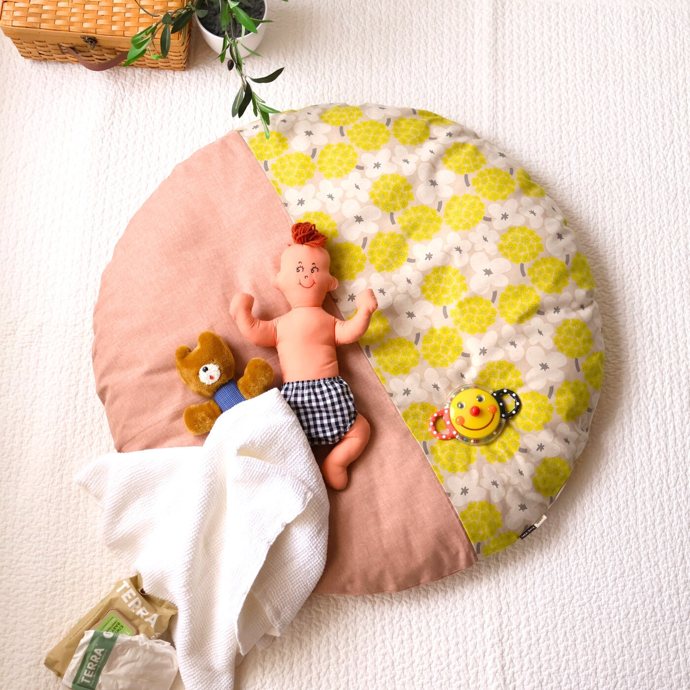 【NEW】せんべい座布団セット　おはなと里桜